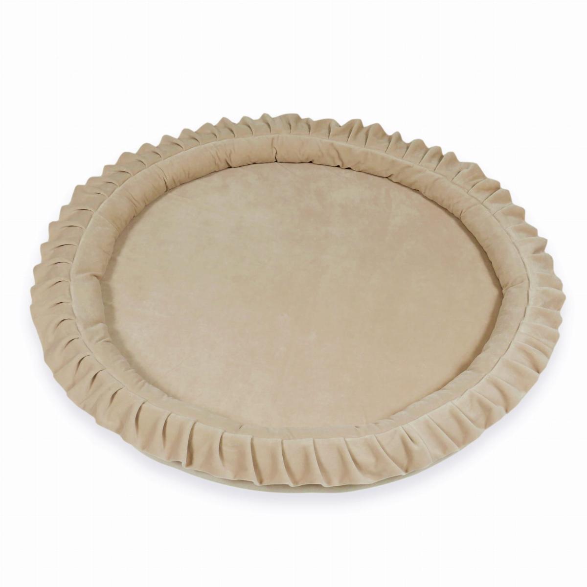 Mata gniazdko 120cm dla Dziecka, Velvet Soft Beżowy