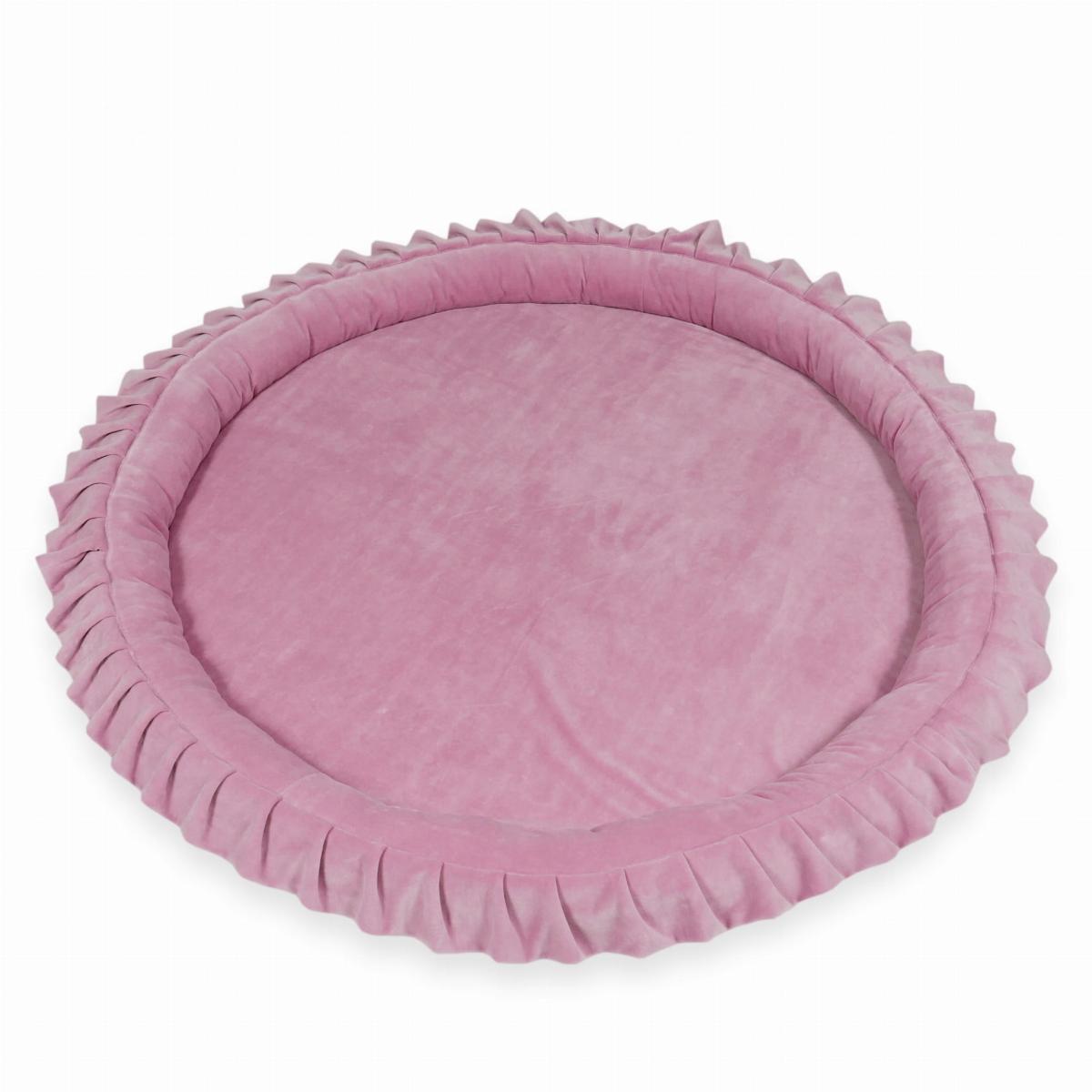 Play Mat Playnest 120cm for children, Velvet Soft Rose