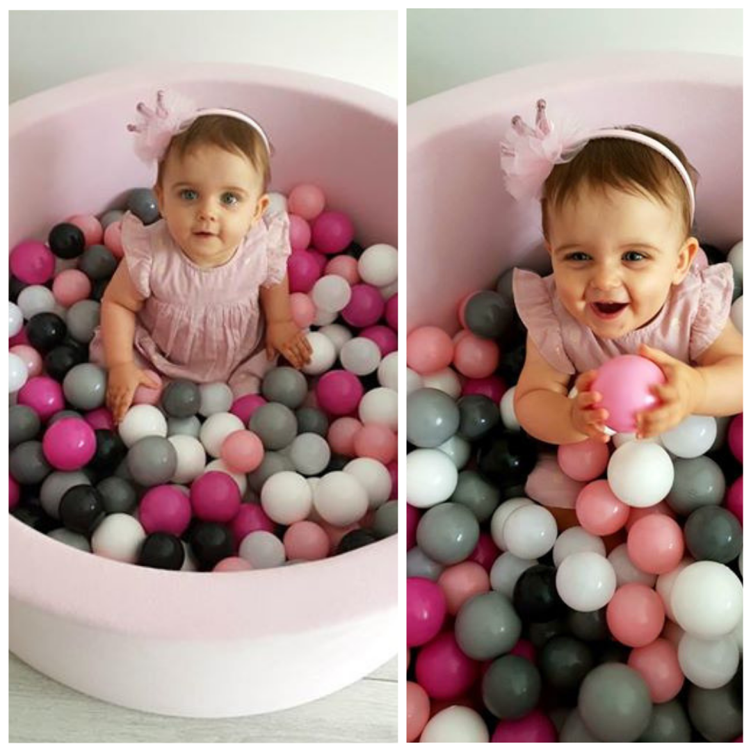 Ball Pit 130x30cm rose without balls