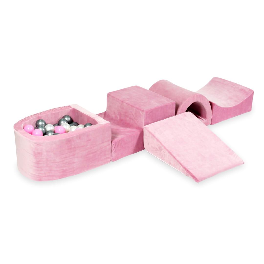 tp225-mimii-piankowy-plac-zabaw-z-otwartym-elementem-z-basenem-micro-velvet-soft-rozowy-perla-srebrne-pudrowy-roz-100-pilek.jpg