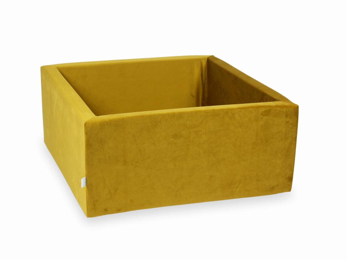 Ball Pit 90x90x40 velvet gold without balls