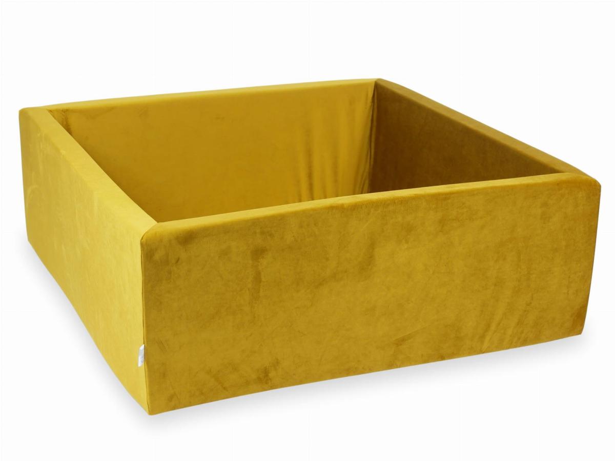 Ball Pit 110x110x40 velvet gold without balls