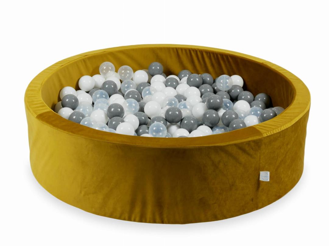 mimii-suchy-basen-115x30-velvet-zloty-400-pilek-biale-szare-przezroczyste.jpeg