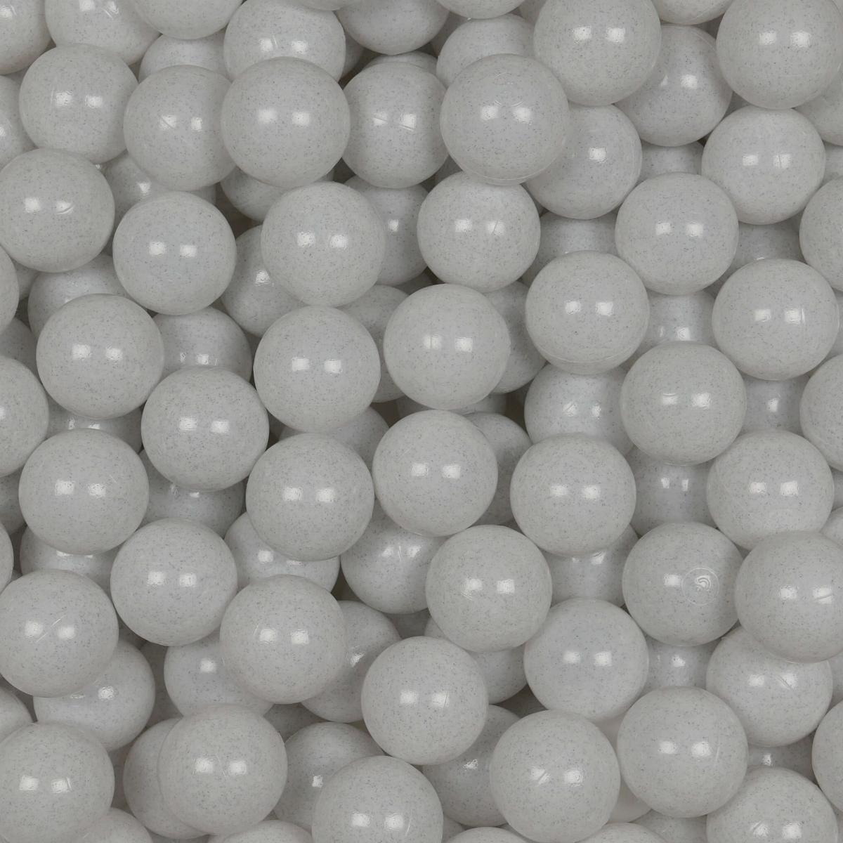 Balls for ballpit ø7cm 100pcs wooly white
