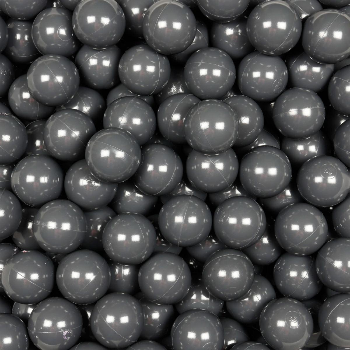 Balls for ballpit ø7cm 150pcs graphite