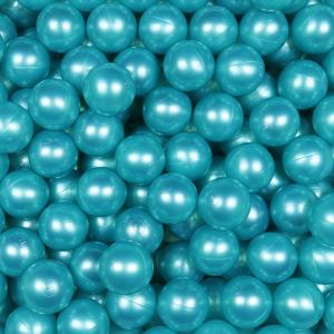 Balls for ballpit ø7cm 200pcs metallic turquoise