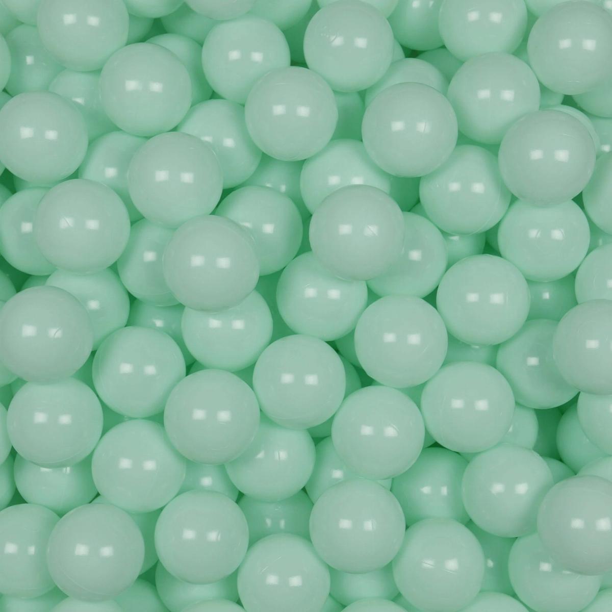 Balls for ballpit ø7cm 300pcs light mint