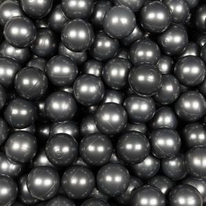 Balls for ballpit ø7cm 400pcs metallic graphite