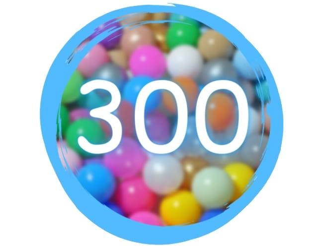 Plastic Balls for Ball Pit- 300 pcs