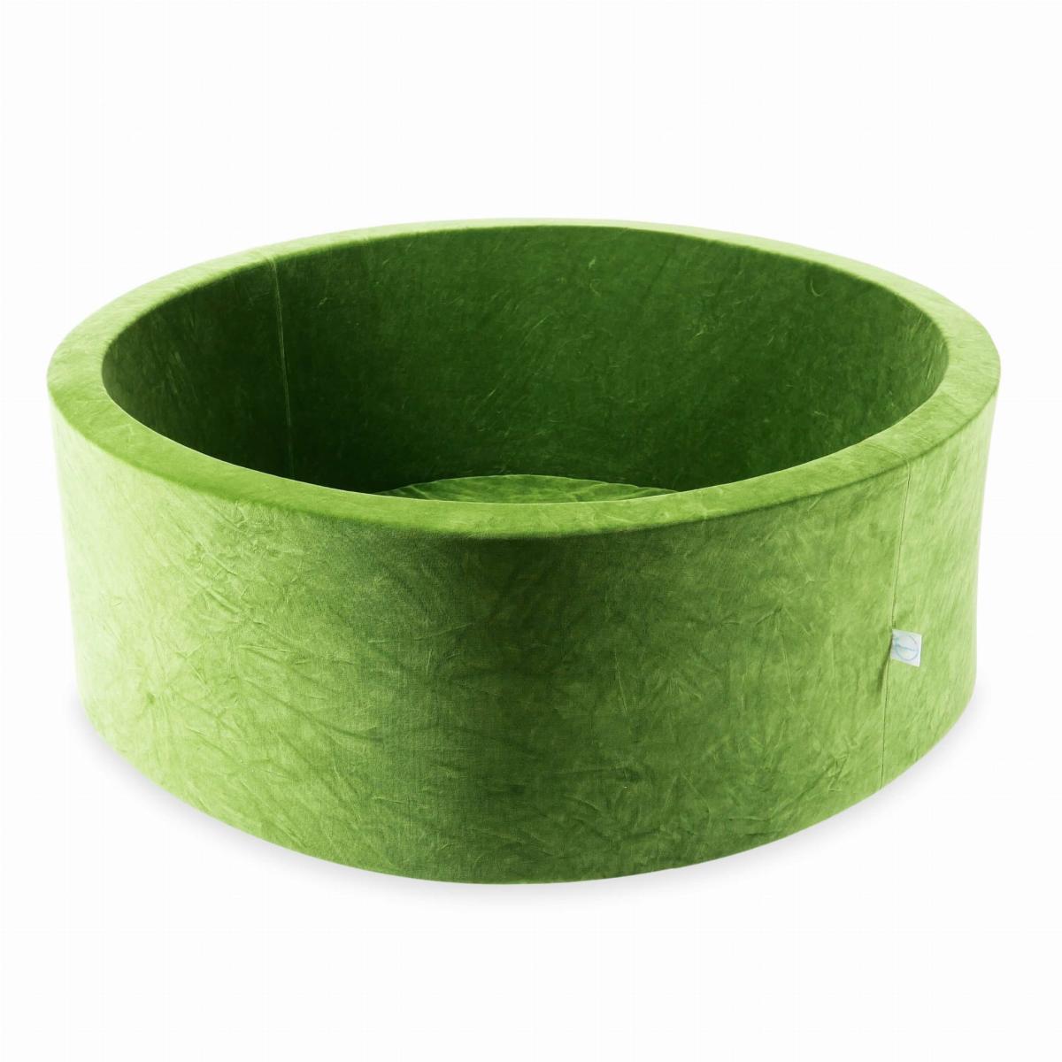Bällebad 110x40 Velvet Soft Olive Ohne Bälle