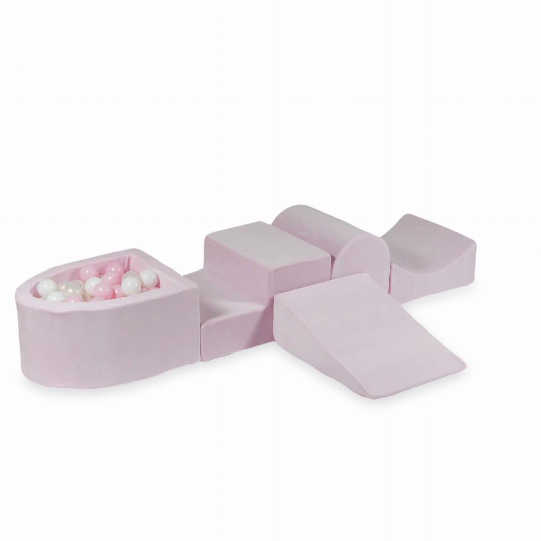 tp354-mimii-piankowy-plac-zabaw-z-gorka-velvet-soft-jasnorozowy-100-pilek-białe-jasnoróżowe-opalizujące.jpeg