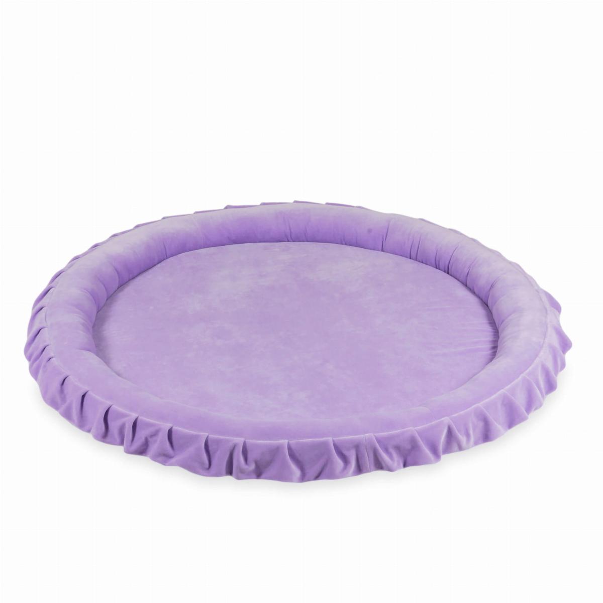 Play Mat Playnest 120cm for children, Velvet Soft Purple