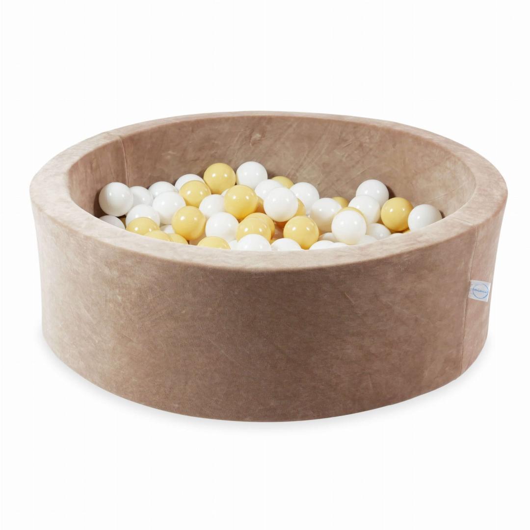 vs163-mimii-suchy-basen-90x30-200-pilek-velvet-soft-ciemny-beżowy-białe-beżowe.jpeg
