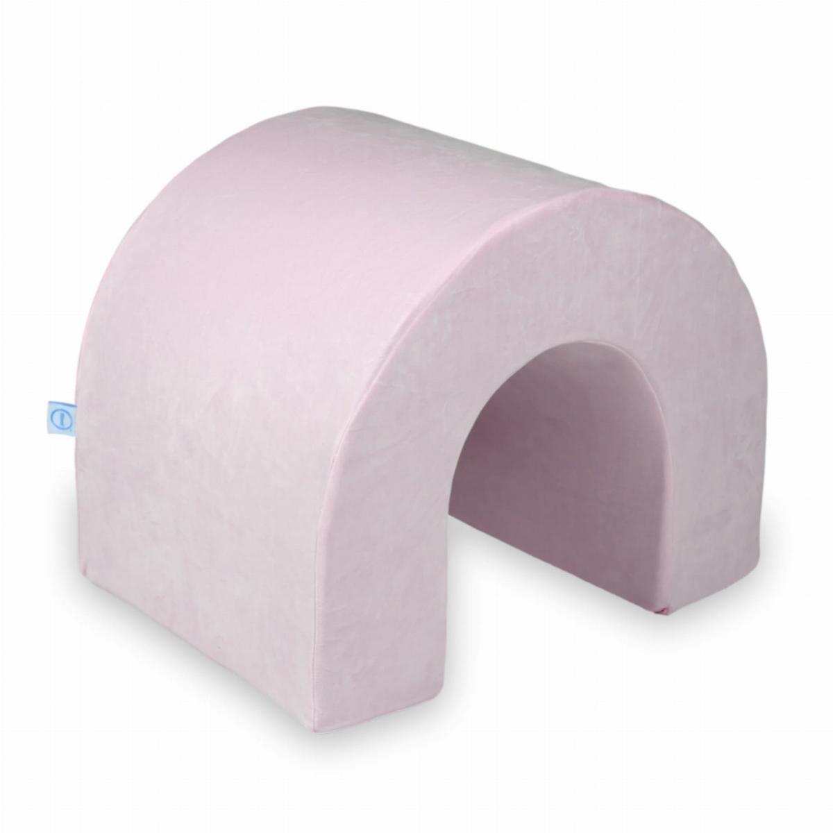 Tunnel für Schaumstoffspielplatz Velvet Soft Hellrosa