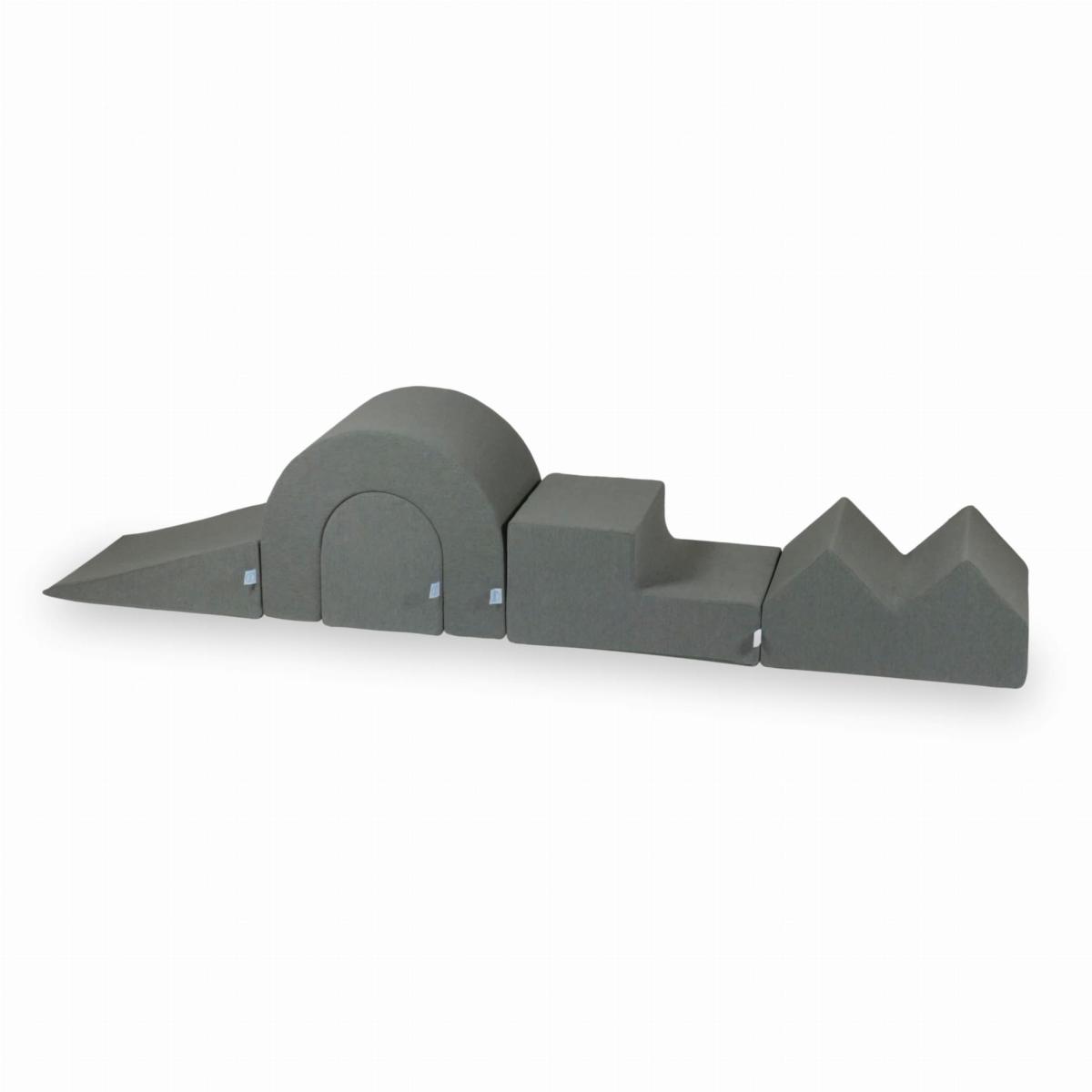 Foam playset Gray 5 elements