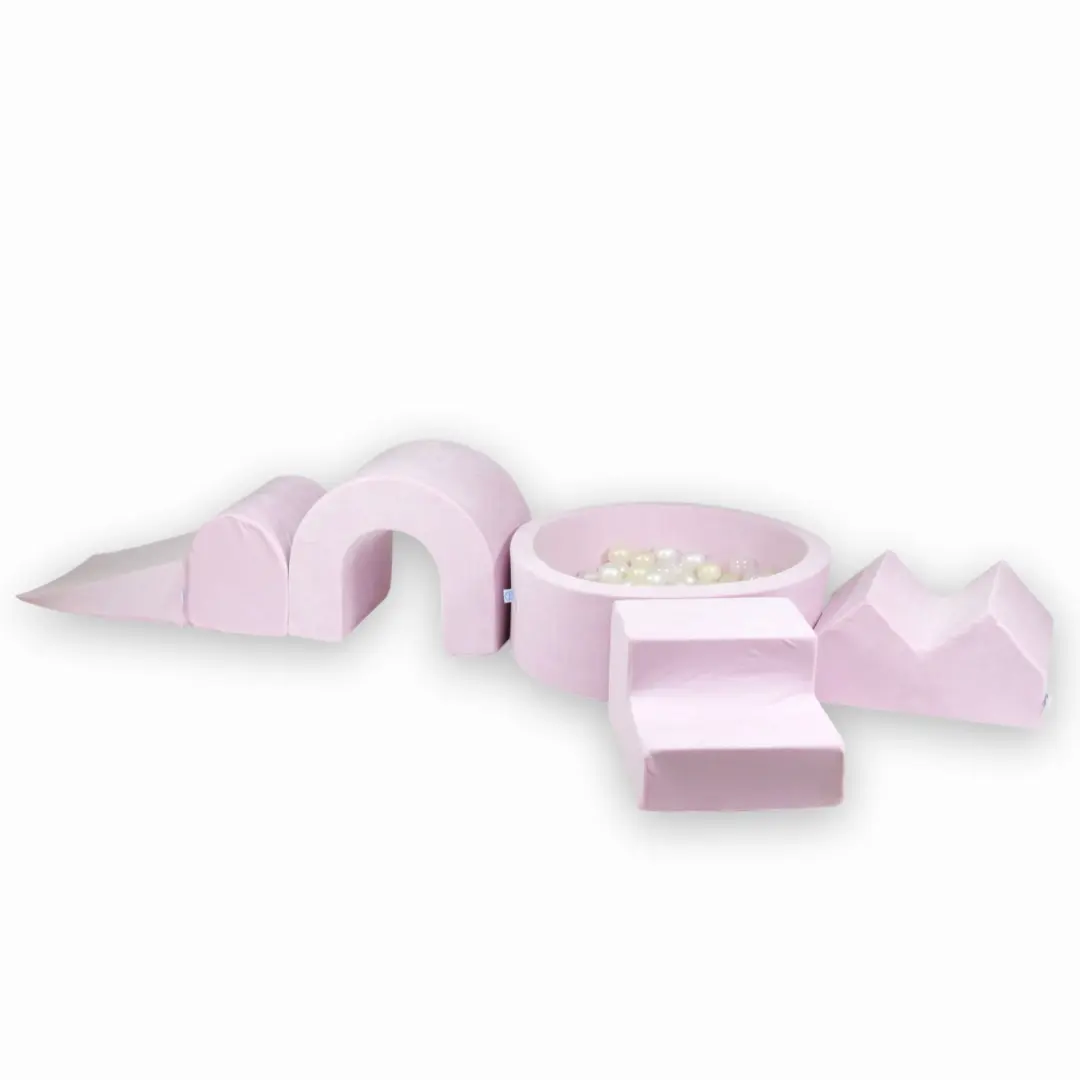 tp519-mimii-piankowy-plac-zabaw-z-basenem-90x30-Velvet-Soft-Jasnoróżowy+5-elementów+200-piłek-przezroczyste-perłowe-opalizujące2.jpeg