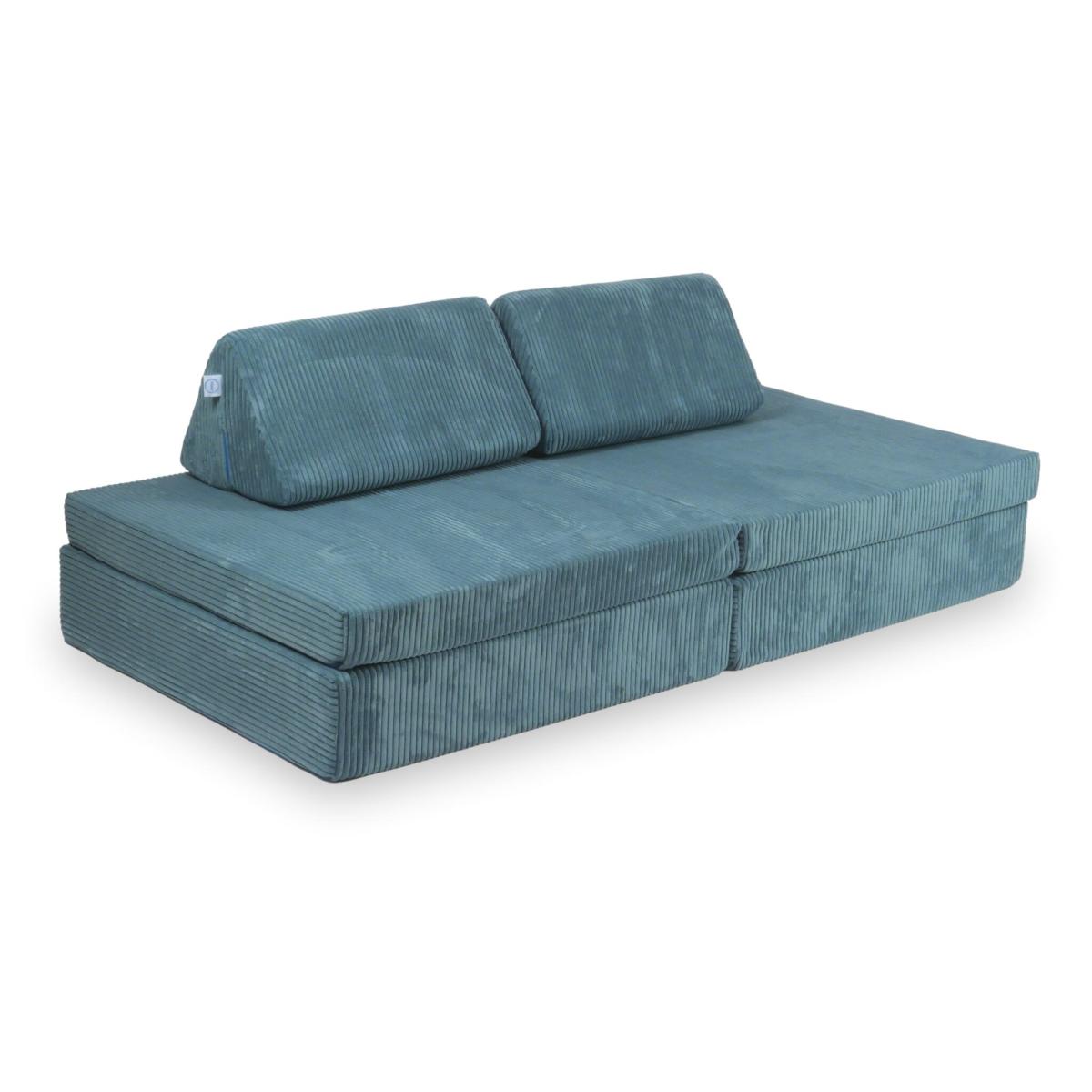 Montessori Play Sofa Standard Corduroy Blue
