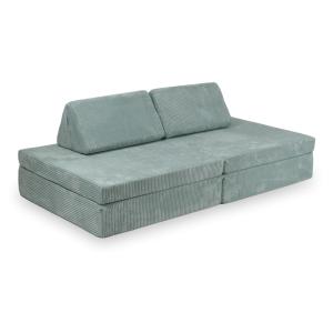 Montessori Play Sofa Standard Corduroy Light Mint