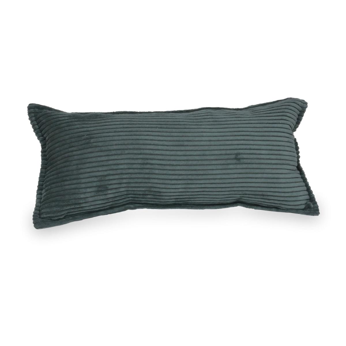 Large Play Pillow for Sofa Corduroy Graphite