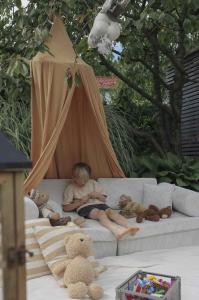 Montessori Play Sofa Comfort Corduroy Grey