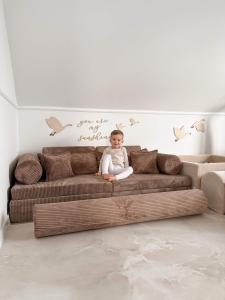 Montessori Play Sofa Luxury Corduroy Toffee