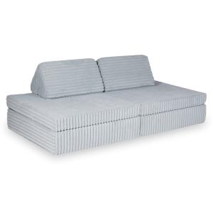 Montessori Play Sofa Standard Waffle Grey