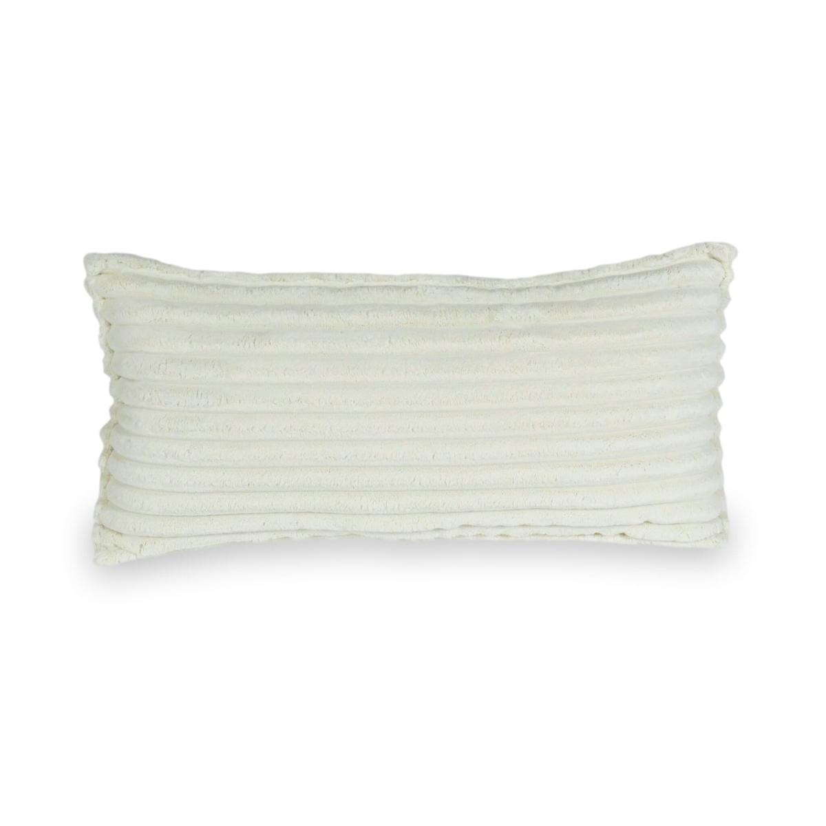 Large Play Pillow for Sofa Waffle Beige