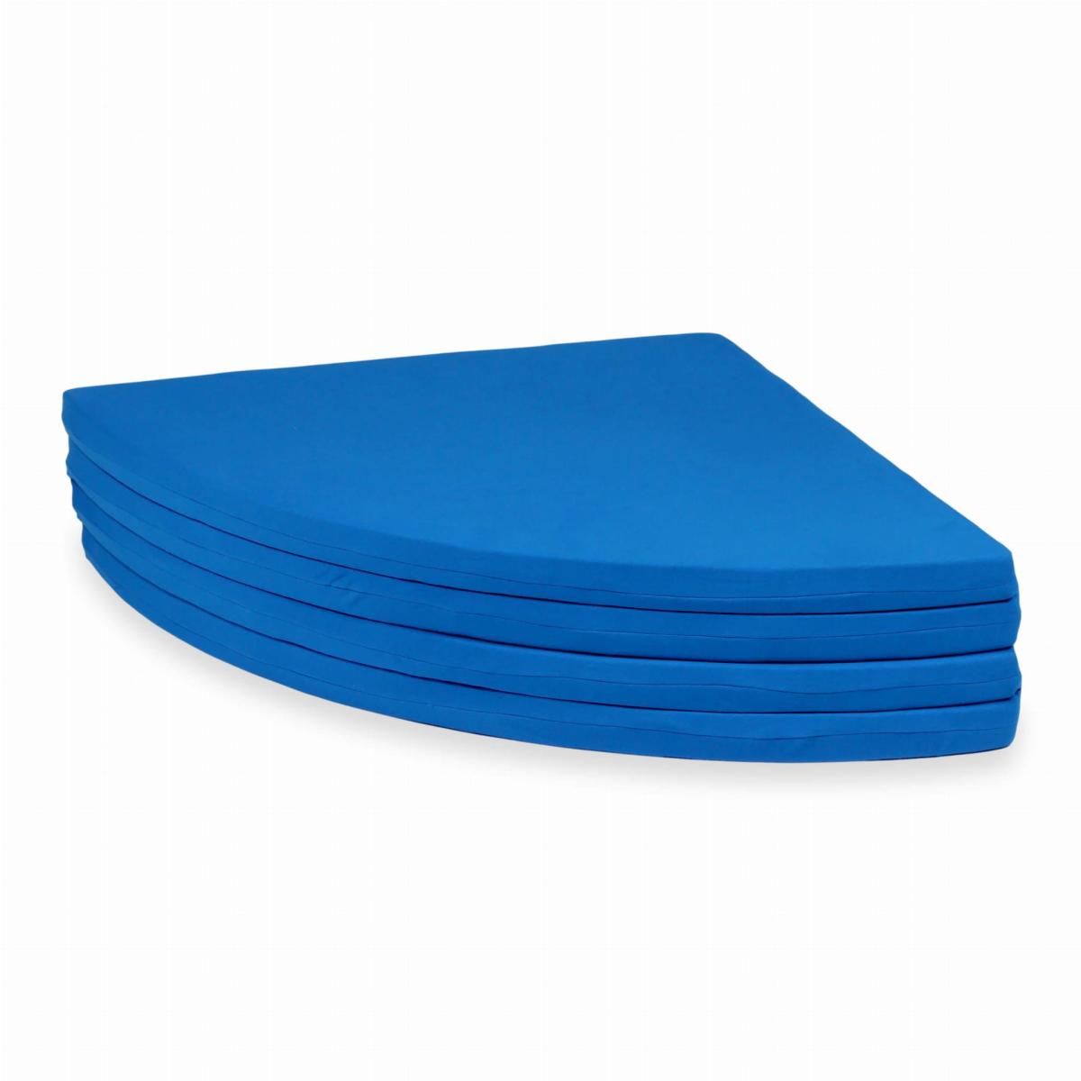 Play mat 160cm for children, round foldable, Azure