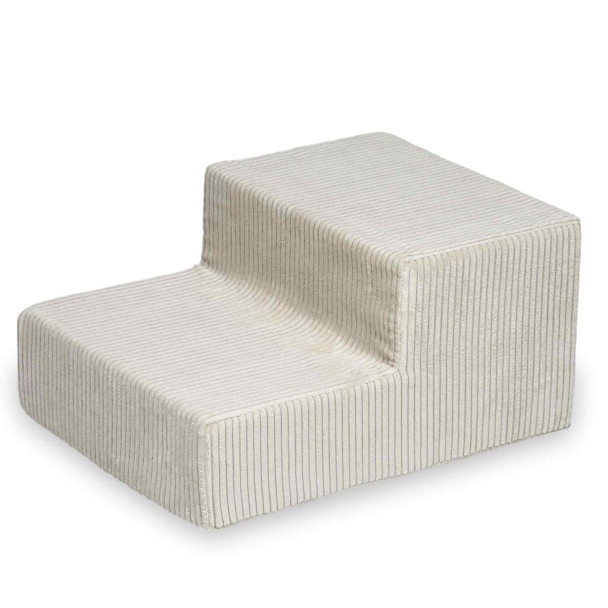 Schritt für Schaumstoffspielplatz Cord Beige