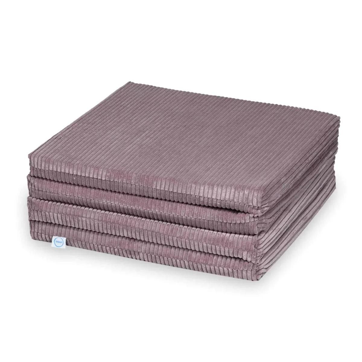 Play mat 120x120cm for children, square foldable, Corduroy Lavender
