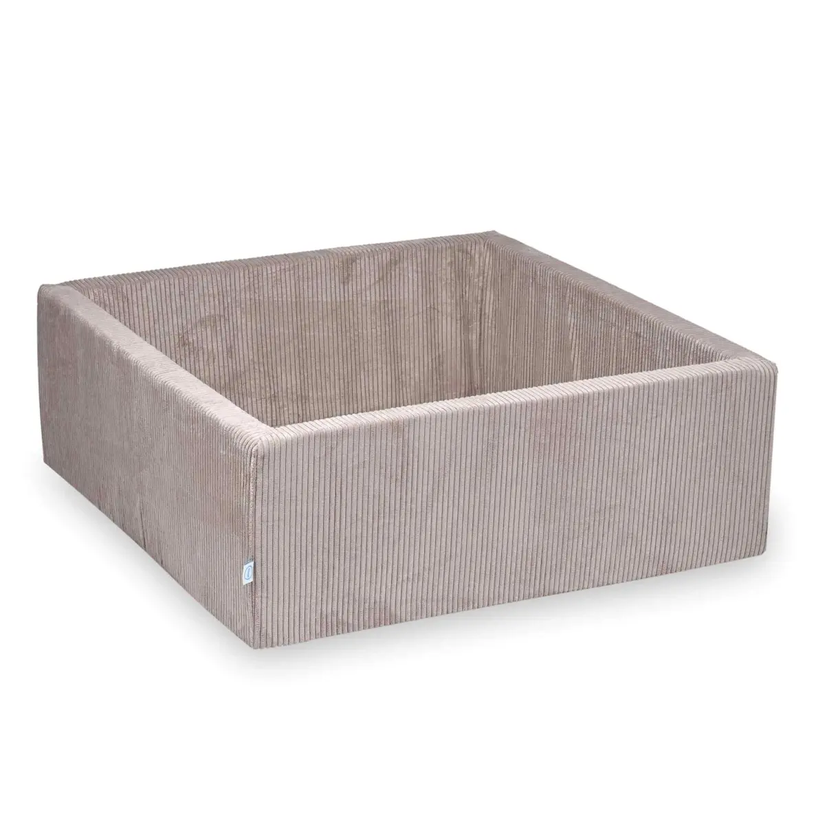 Suchy basen 110x110x40 Sztruks Jasny róż bez piłek