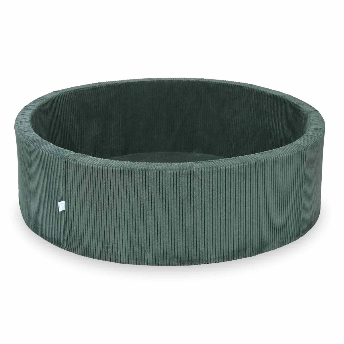 Suchy basen 130x40 Sztruks Zielony bez piłek