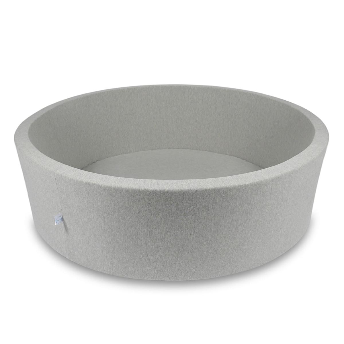 Ball Pit 130x40cm light gray without balls